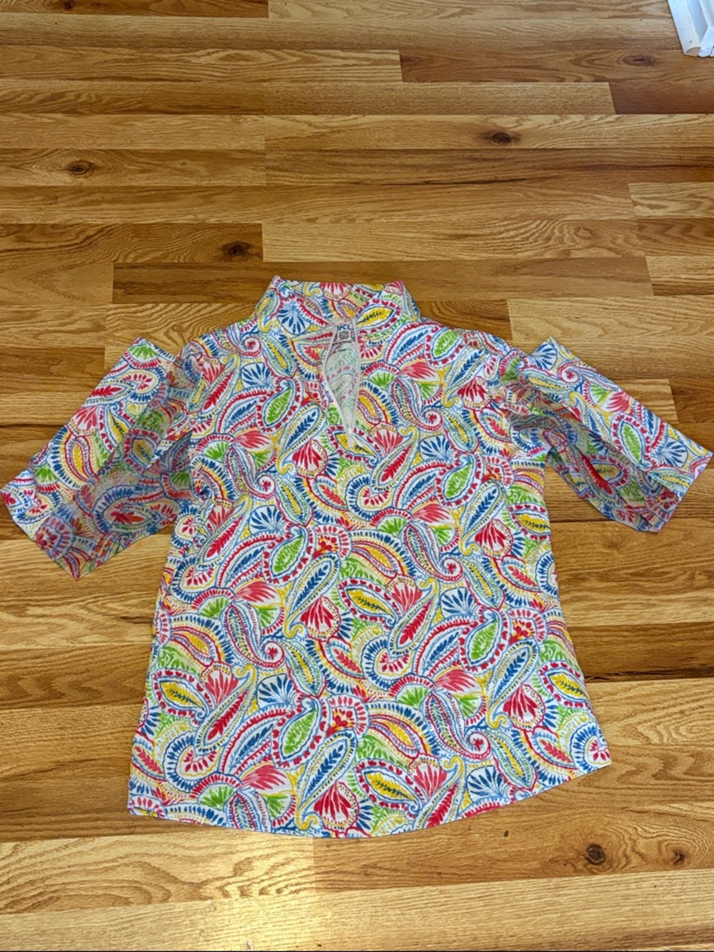 Ibkul | Paisley UPF50 Quarter Zip | M
